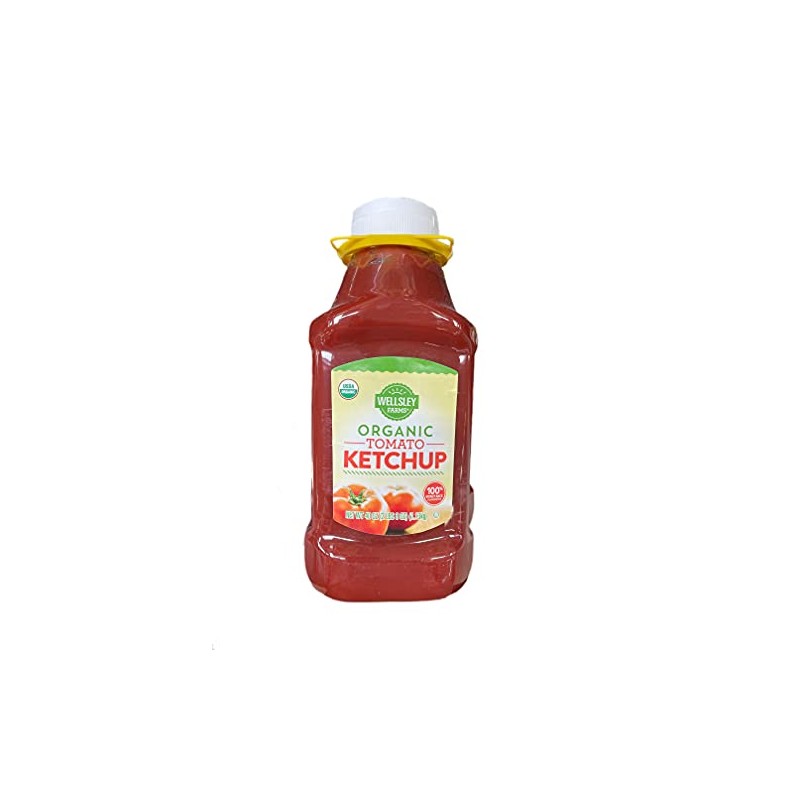 Wellsley Farms Organic Tomato Ketchup 2 Pack 40 OZ