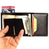 WAVEPIRATE® Stucco Black Wallet Slim Wallet with RFID Protection -