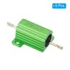 PATIKIL 25 W 12 Ohm Aluminium Casing Wire Wound Resistor,