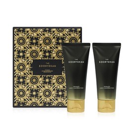 Sooryehan The Black Amino Cleansing Foam Duo 100ml + 100ml Special Set / 수려한 더 블랙 아미노 클렌징 폼 듀오 100ml + 100ml 기획 세트
