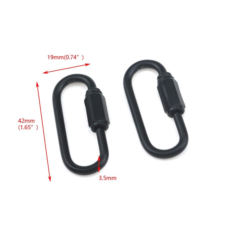 Quluxe Heavy Duty D Shape Chain Locking M3.5 MM Chain