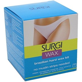 SURGI-WAX Brazilian Waxing Kit, 4 Ounce (Pack of 3)