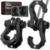 DAYDOOR D Ring Shackles with Snatch Block, 45,000Lbs Break Strength
