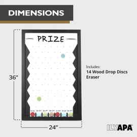 Ilyapa Prize Drop Board Large - 24x36 in. Trade Show Booth Disk Drops Games & Giveaways for Prizes, Carnival Game Portable Penny Drop Game for Outdoor or Indoor