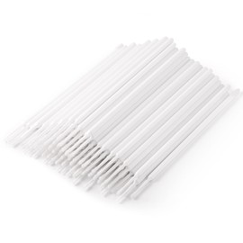 100個入り マイクロアプリケーター マイクロ綿棒 使い捨てマイクロスティック 化粧道具 まつげアプリケーター アプリケーター まつ毛 マイクロブラシ マイクロスティック 睫毛育毛剤用ツール アイラッシュ用 白い