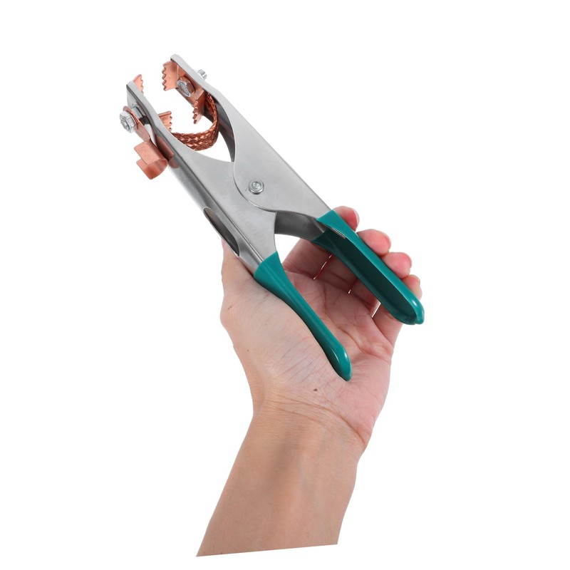 SHINEOFI Welding Ground Clamp Tools with High Conductivity Grips Compact