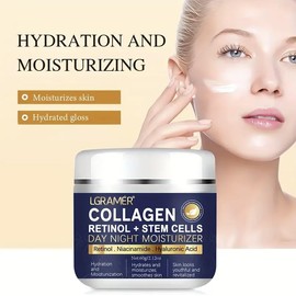 Retinol Cream Day & Night Moisturising Cream for Firming Skin Care, Creamy Texture, Light & Non-Greasy, 24-Hour Moisturising, Suitable for All Skin Types
