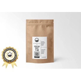 Sacred Plant Co Bulk Gentian Root | 1 Lbs Gentian Root | Yellow Gentian Root | Bitterwort Root - 1 LBS