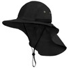 SUN CUBE Sun Hat for Men, Wide Brim Fishing Hat