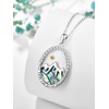 WYUESGU Mustard Seed Necklace for Women 925 Sterling Silver Your