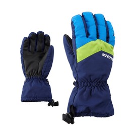 Ziener Children's Lett AS Glove Junior Ski Gloves, Winter Sports | Waterproof, Breathable, blue, 6