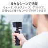Elecom AC-MBGG01BK GoPro HERO10/9/8/7/6/5/MAX Hand Grip, Universal for GoPro Selfie,