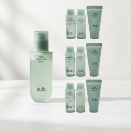 Hanyul Artemisia Moisture Soothing Fluid 125ml + Toner Lotion Cream Sleeping Pack Cleansing Pack Foam Gift Composition Selection / 한율 어린쑥 수분진정 플루이드125ml+토너로션 크림수면팩클렌징팩폼 증 정구성선택