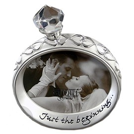 Just Contempo Wedding Engagement Ring Photo Frame, Silver