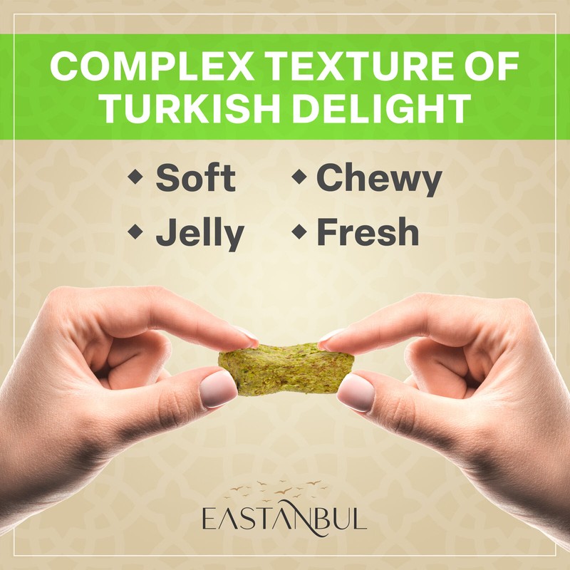 Eastanbul Turkish Delight Pistachio 8.8oz Double Roasted Pistachios Filled