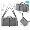 Travel Duffle Bag for Men, 65L Foldable Travel Duffel Bag