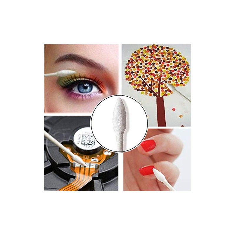 800 Pieces Cotton Buds, Double Pointed Ear Buds, Cotton Swabs