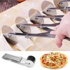 5 Wheel Dough Cutter, Expandable Pizza Slicer, 5 Wheel Stainless