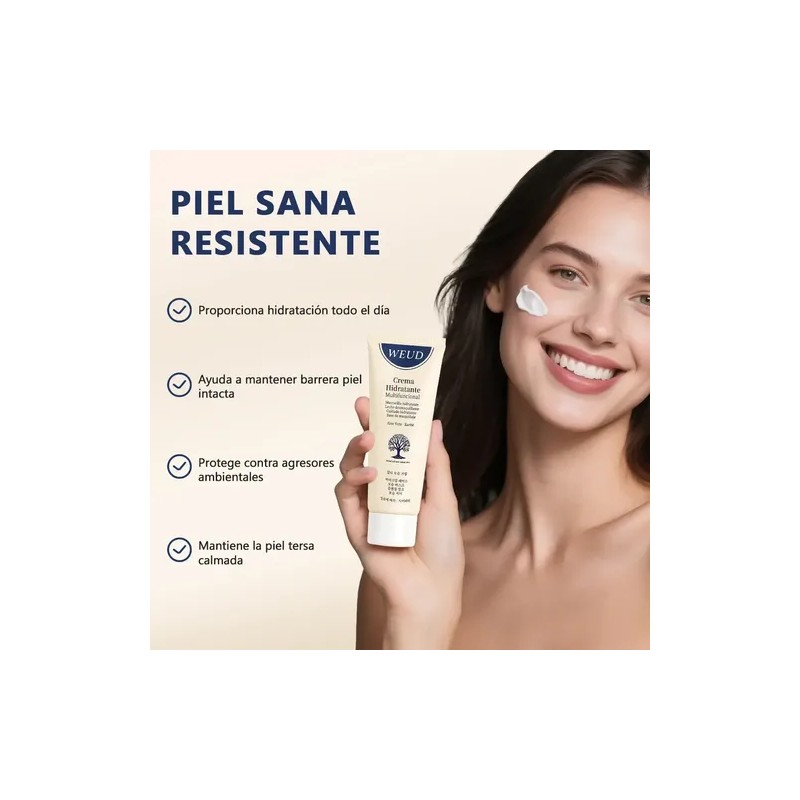 6 En 1 Crema Facial Corporal, Weud Aloe Karité Multiuso