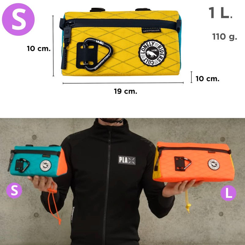 ULAC Bicycle Handlebar Bag – Triangular Front Bag Waterproof Nylon