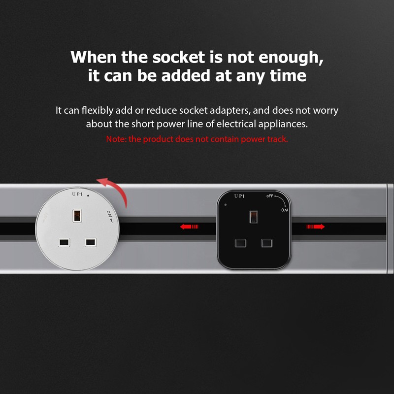 Track Sockets Power Track Socket Outlet Electric Mobile Track Socket