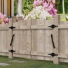 skysen 14" Fence gate Spring self Closing and Adjustable for