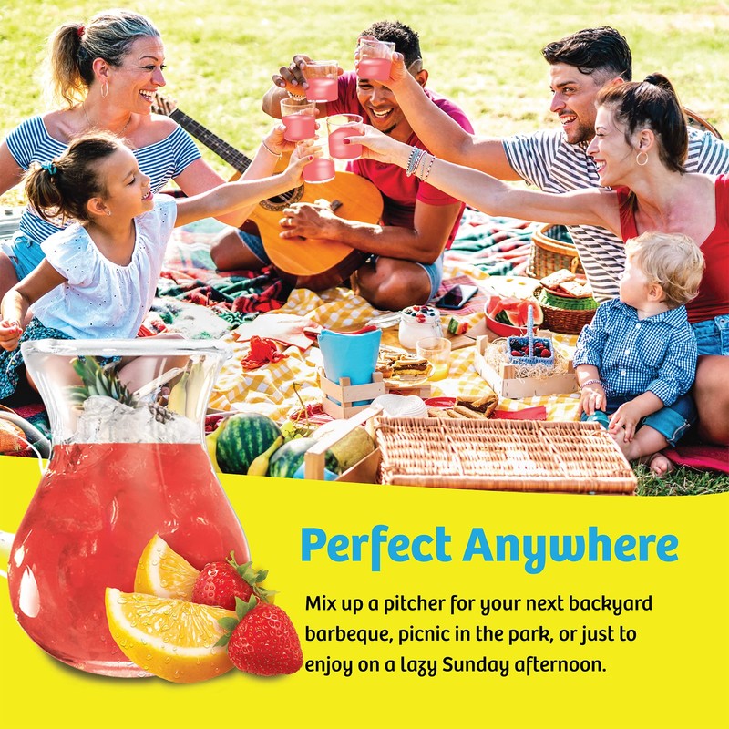 Wyler's Light Pitcher Packs, Water Drink Mix, Strawberry Lemonade, 6