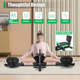 Sootvp Leg Stretcher,Leg Stretch Machine,220LBS Leg Stretcher Leg Split Machine for Flexibility Stretching Equipment Fitness Equipment for Home Gym