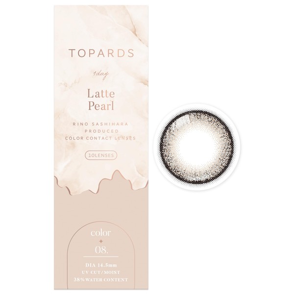 TOPARDS (Topaz) One Day 10 Pieces Latte Pearl (No Degree)