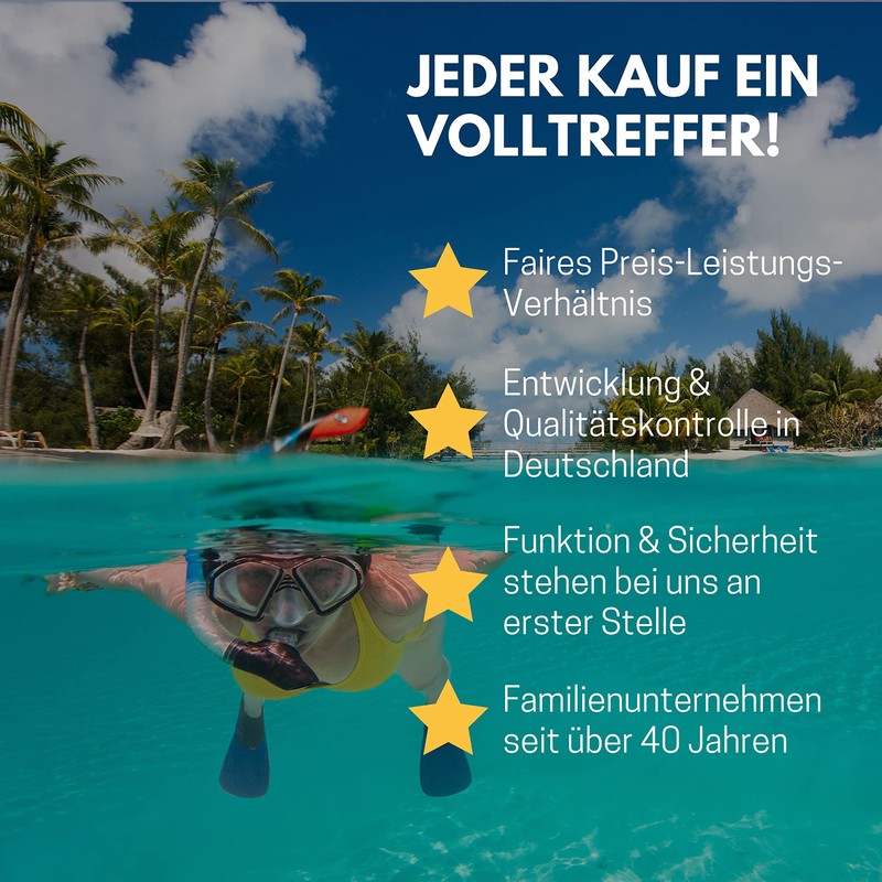 Best Sport "Piranha Diving Mask - Blue