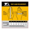 Men's Coated Grip Work Gloves with Latex Coating, Large (Wells