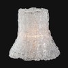 B&P Lamp® Clear Mini Bell Shade, 3"(T) X 4.5"(B) X