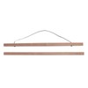 Magnetic Poster Frame Hanger DIY Reusable Black Walnut Magnet Poster