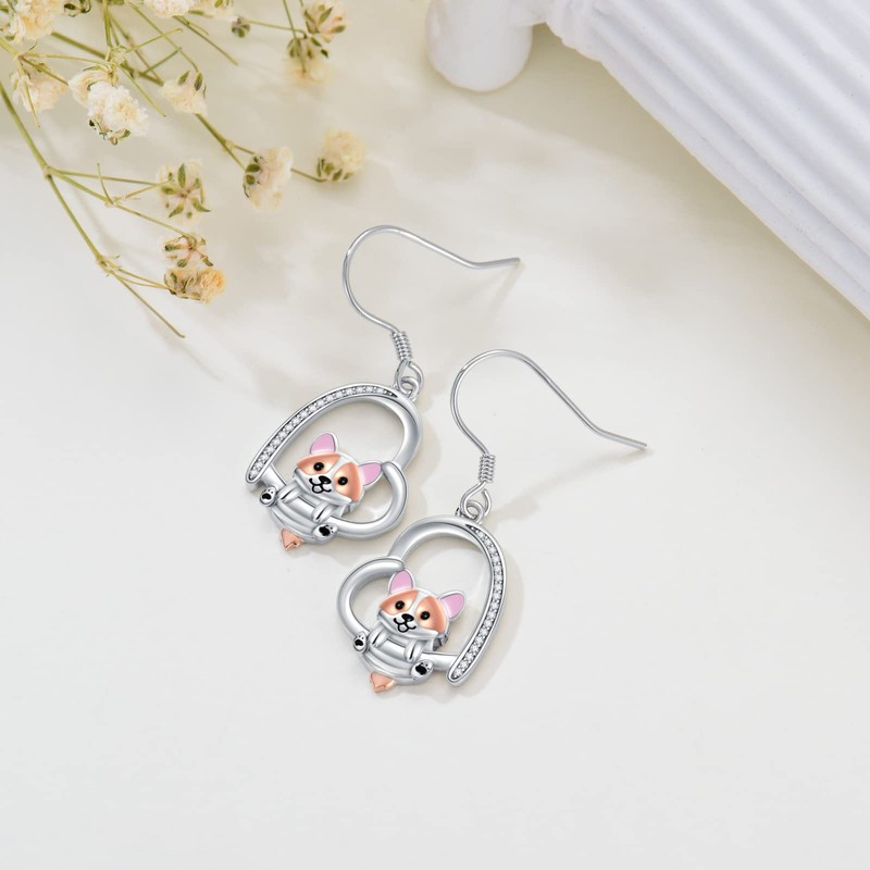 Corgi Gifts Sterling Silver Corgi Earrings Dog Jewellery Corgis Gifts