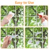 Pack of 48 Prism Window Stickers for Bird Strikes, Suncatcher