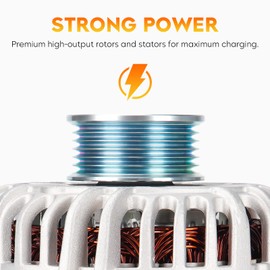 New Alternator for Ford F150 4.6L 5.4L 2004-2008, Expedition 2005-2006, Lincoln Mark LT 2006-2008, Navigator 2005-2006, AFD0110 4L3U-10300-BA 4L3U-10300-BB