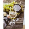 Home Basics Glass Cutting Board, Rectangle, (12" x 16") WINE
