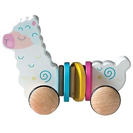 Bubbadoo Wooden Pull Along Alpacca