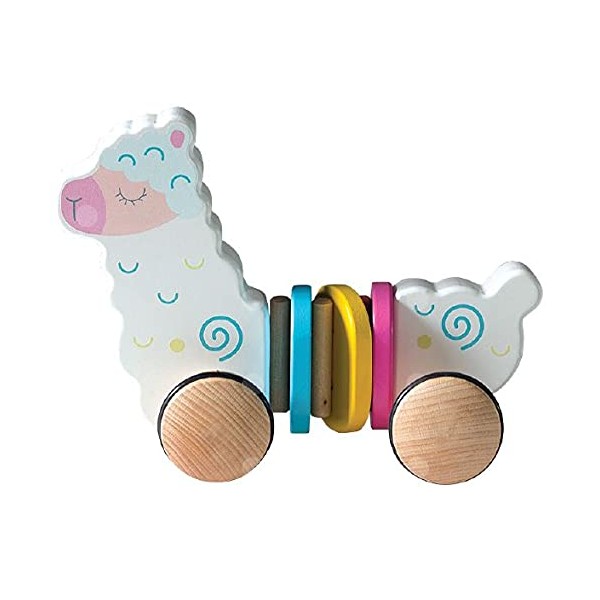Bubbadoo Wooden Pull Along Alpacca