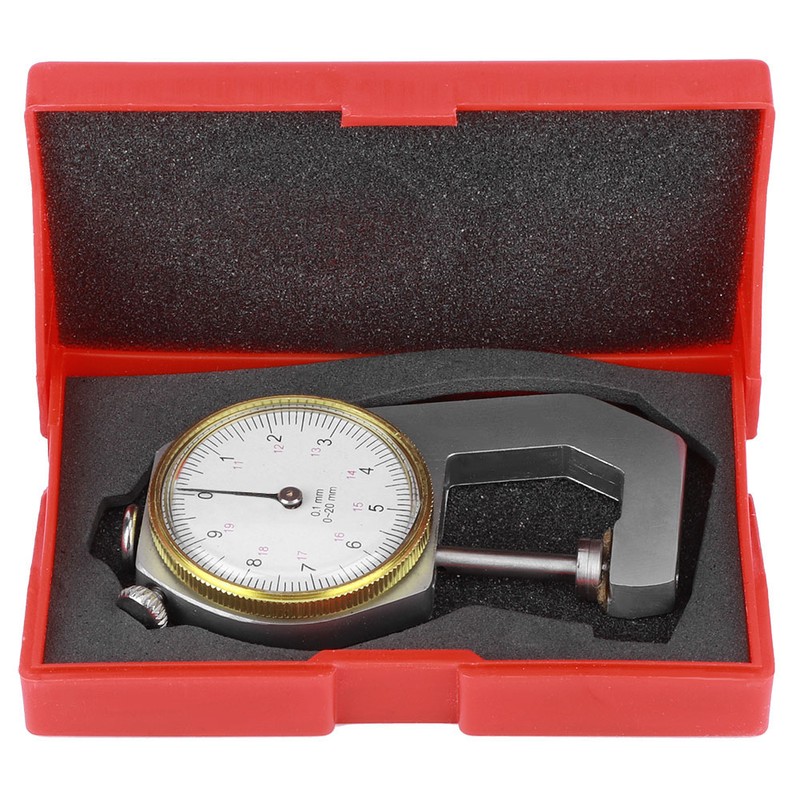 Thickness Gauge Silver Portable Accurate Measuring Jewelry Leather Board Equipment