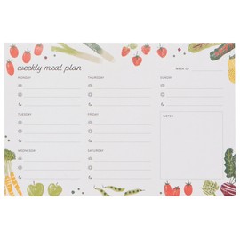 Now Designs Weekly Meal Planner with 60 pages, Farmers Market