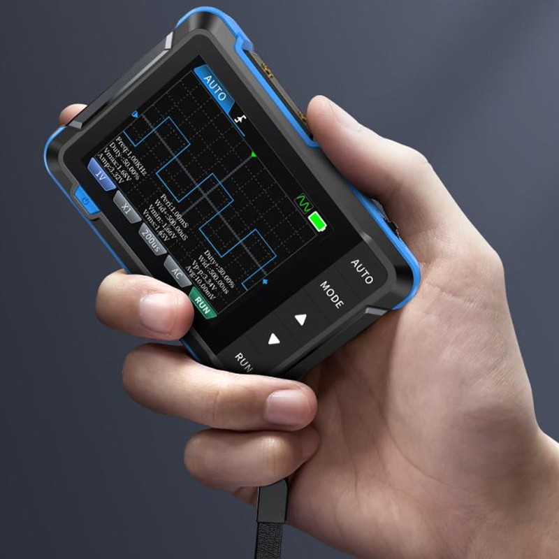 Handheld Digital Oscilloscope 2.8 Inch TFT 5.0MS/s High Sampling Rate