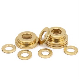 metal washers,Aluminum Fender Washer Brass Washer Gasket Metal Meson Ga97 Copper Flat Washer Thickened 0.4~4mm,M2 M2.5 M3 M4 M5 M6 M8 M10 M12 M14 M16 M18 M20 M22 M24 ( Color : Onecolor , Size : M4x8x0