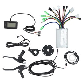 250W 350W Brushless Motor Controller EN05 Meter Display Lithium Battery Modification Kit with Brake Handle Booster for Electric Bike