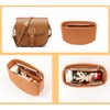 Lckaey Felt Insert Purse Organizer for saddle bag bobby liner