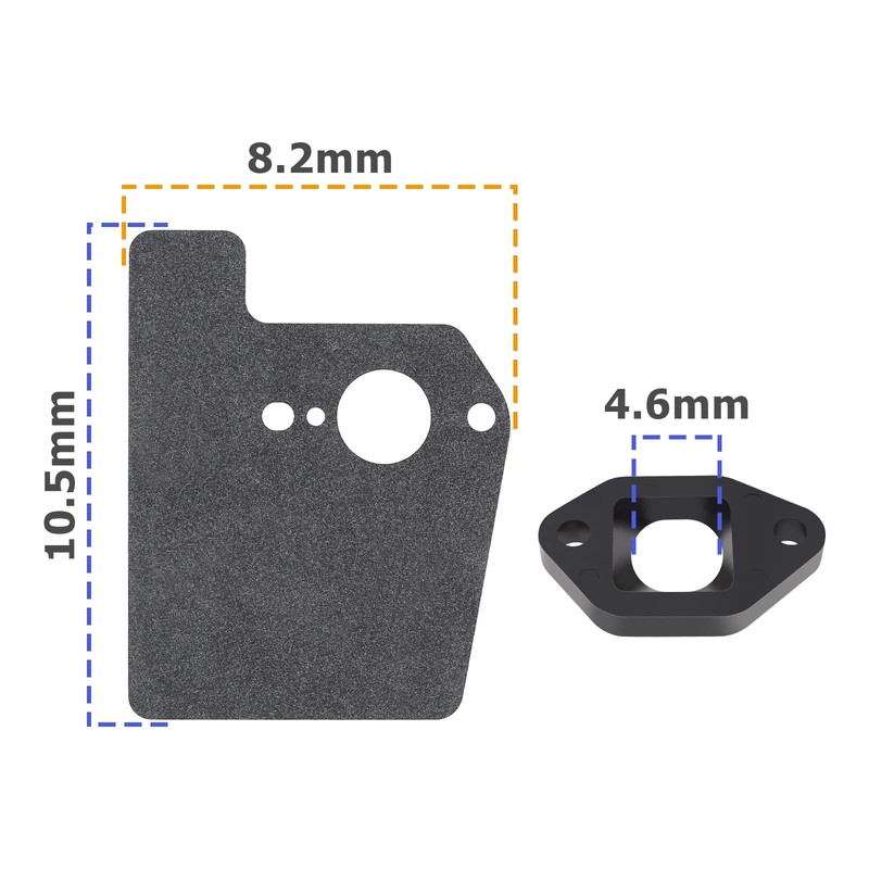 SING F LTD 2 Sets Carburetor Insulator Gasket Kit Compatible