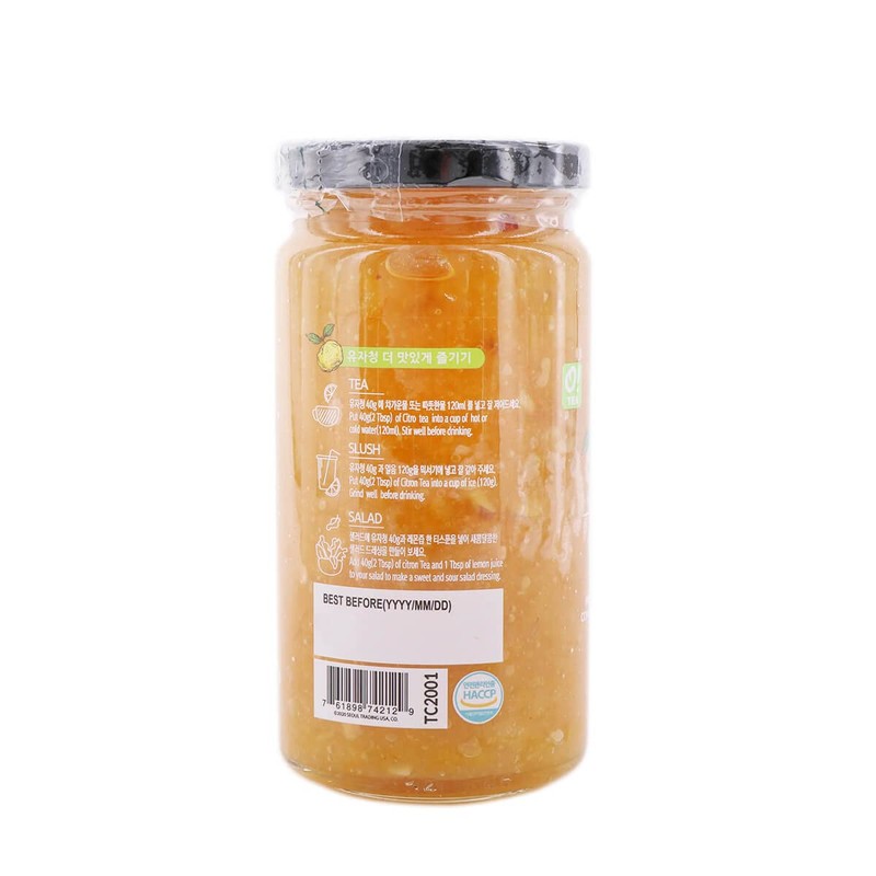 O! Tea Citron Tea Korean Product of Korea 14.1oz (400g)