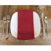 CleverDelights 20" Red Hemstitch Dinner Napkins - 12 Pack -