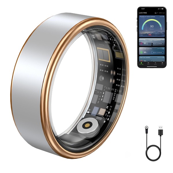 Jojovenusmall Smart Ring for Women & Men - IP68 Waterproof
