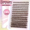 Brown Lash Clusters Eyelash Extensions 280pcs Fluffy Eyelash Clusters Lash